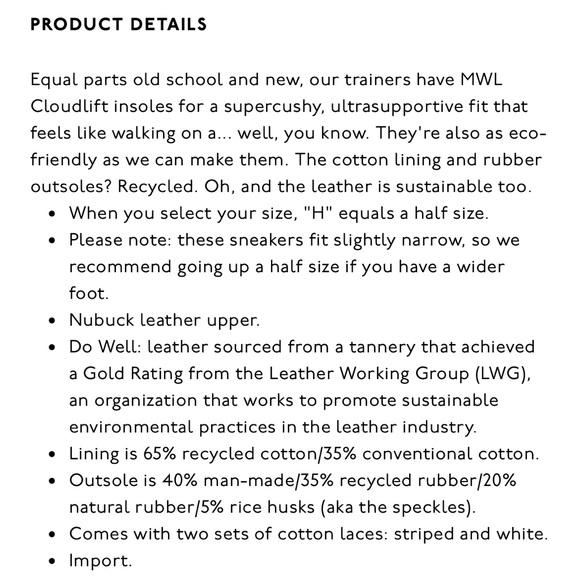 Madewell Kickoff Sneakers - Picture 7 of 7